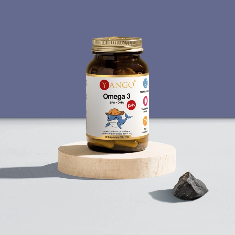 Omega 3 dla dzieci EPA + DHA – 60 kaps.