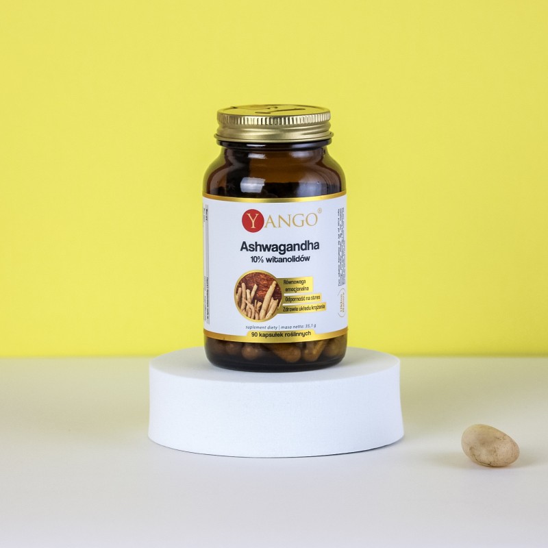 Ashwagandha 10% witanolidów – 90 kaps.