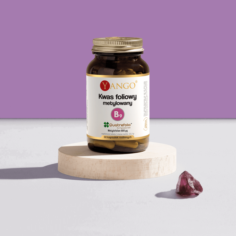 Kwas foliowy metylowany (Quatrefolic®) – 60 kaps.