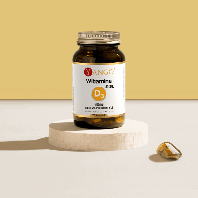 Witamina D3 4000 IU na 365 dni – 365 kaps.