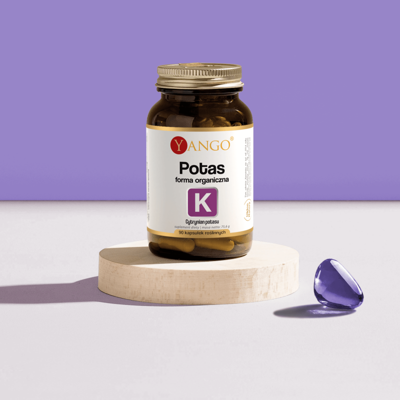 Potas – forma organiczna – 90 kaps.