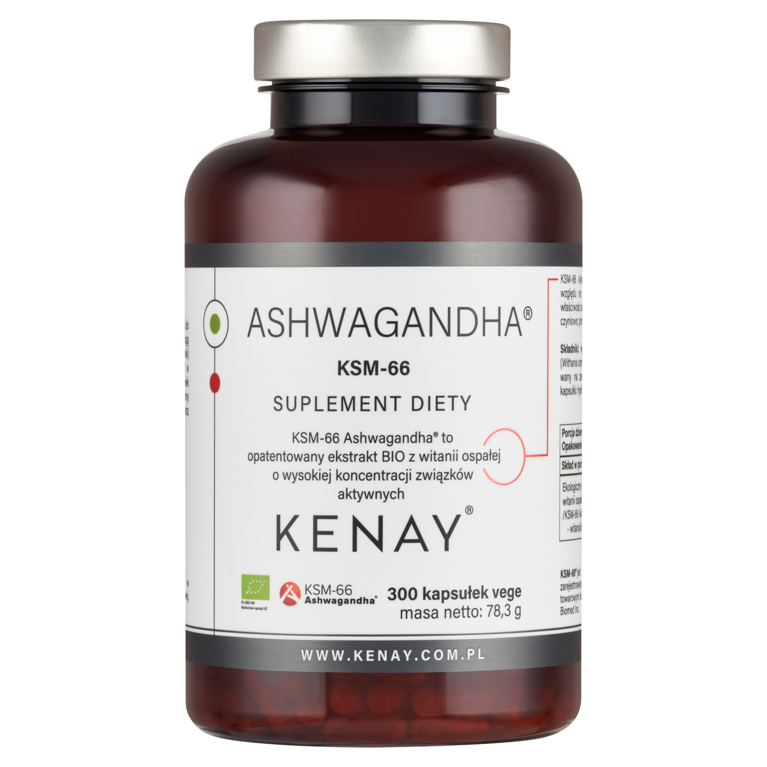 Ashwagandha KSM-66® BIO – 300 kaps.