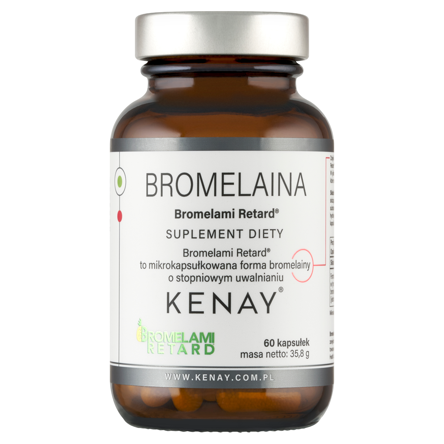 Bromelaina Bromelami Retard® – 60 kaps