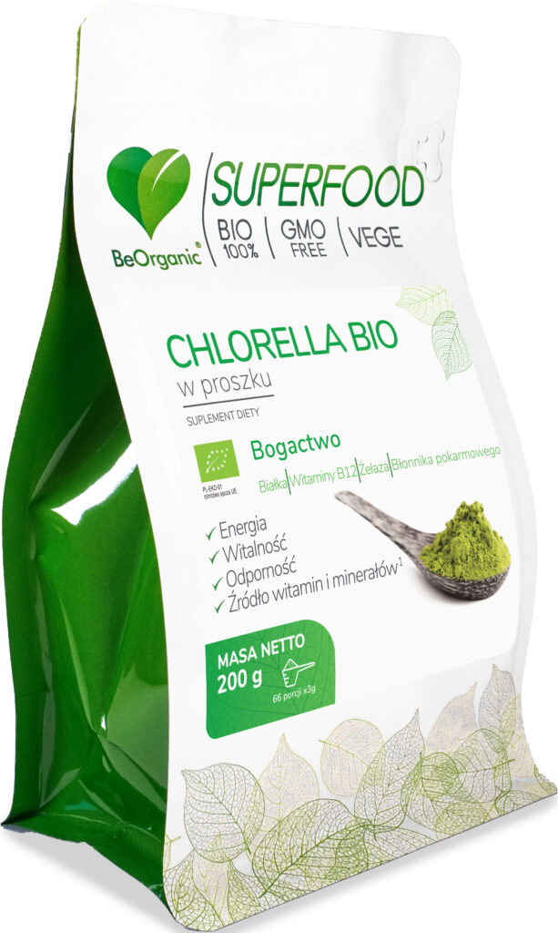 Chlorella organiczna w proszku BIO – 200 g
