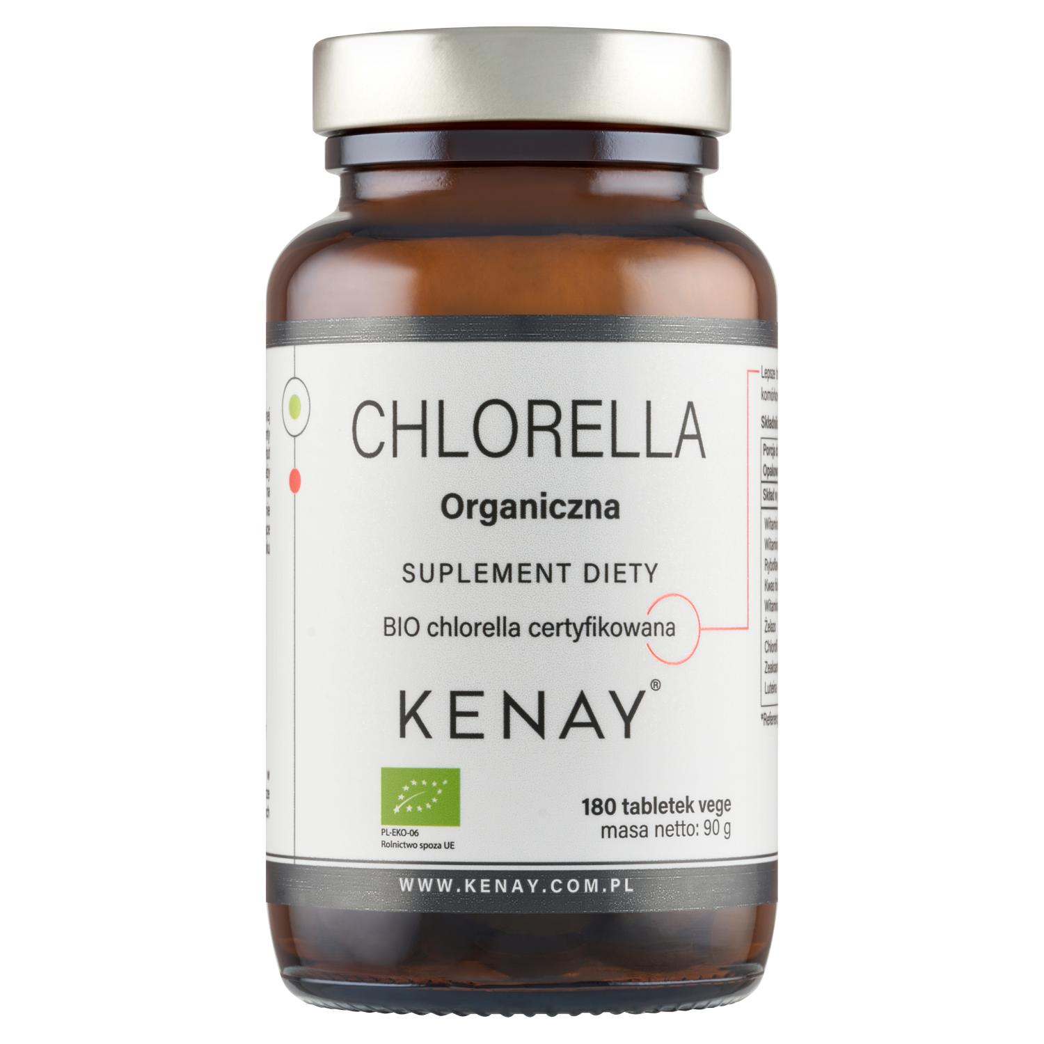 Chlorella organiczna w tabletkach BIO – 180 tabl.