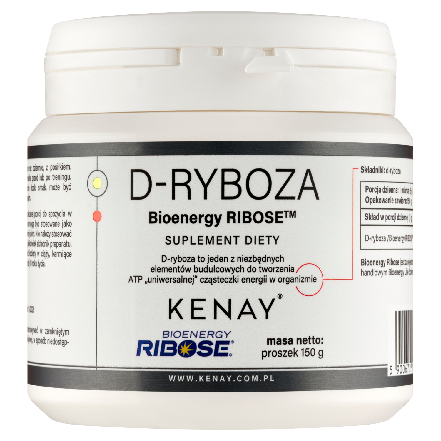 D-Ryboza Bioenergy RIBOSETM – 150 g
