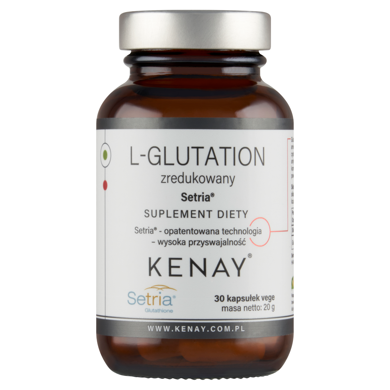 Glutation zredukowany Setria® – 30 kaps.