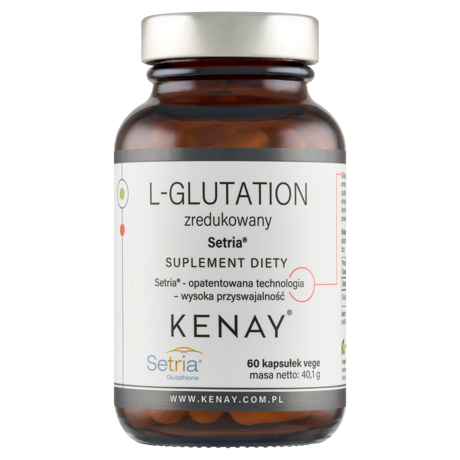 Glutation zredukowany Setria® – 60 kaps.