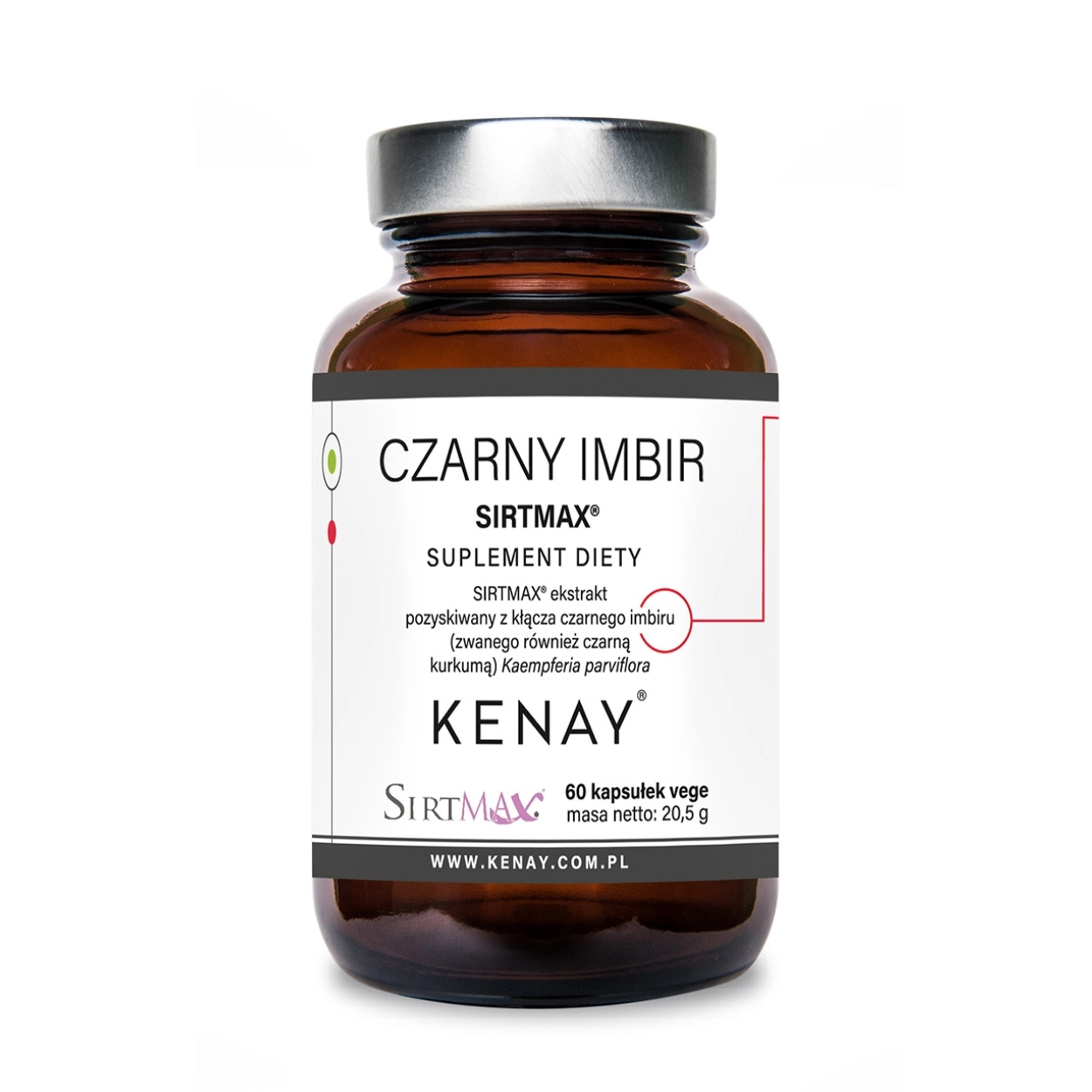 Imbir Czarny SirtMAX® – 60 kaps.