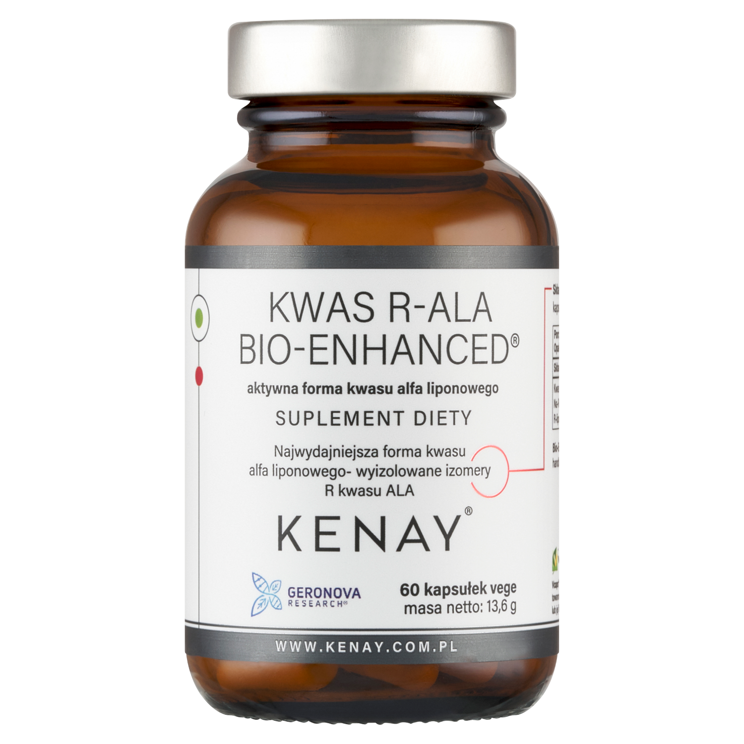 KWAS R-ALFA LIPONOWY (R-ALA) Bio-Enhanced® – 60 kaps.