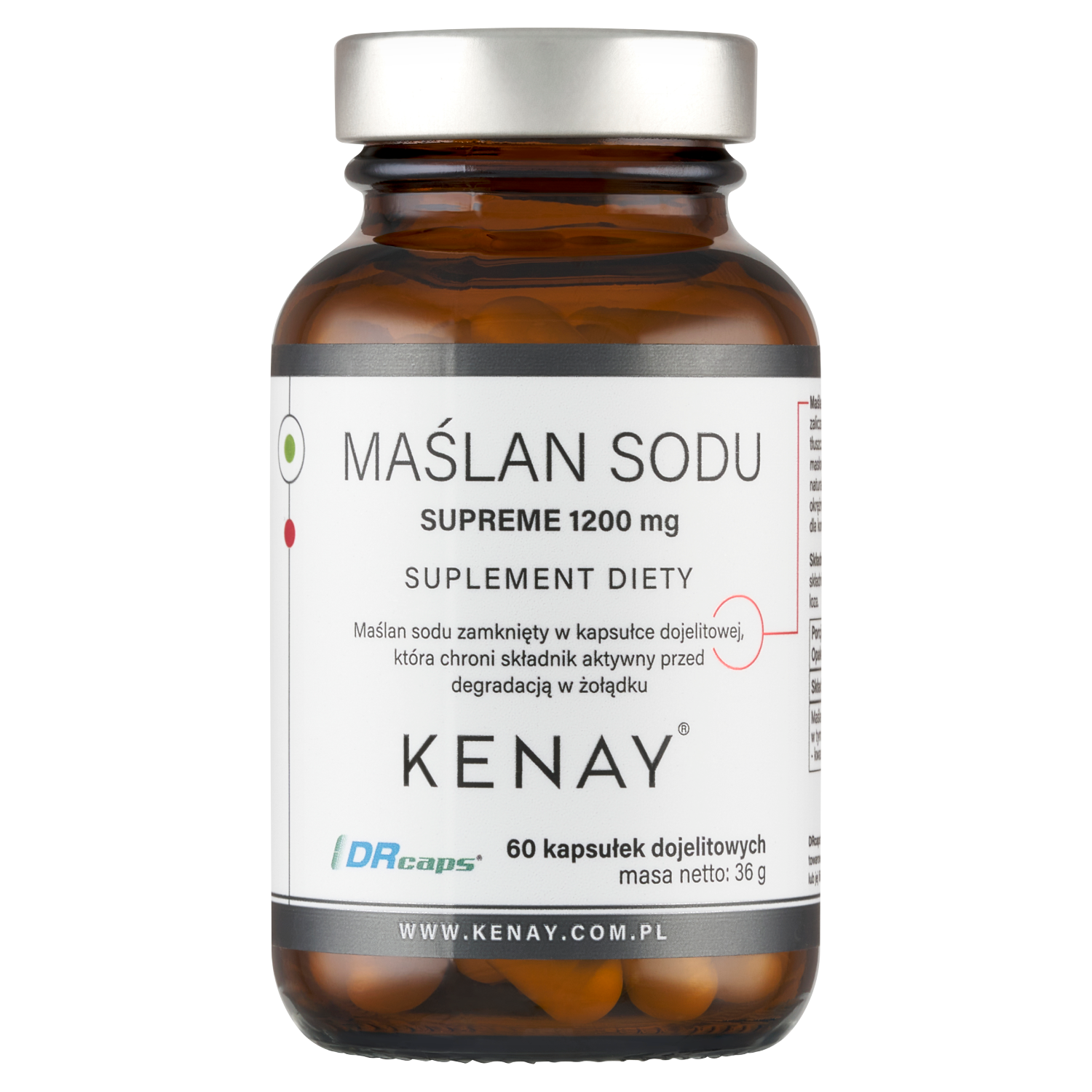 Maślan sodu SUPREME 1200 mg – 60 kaps