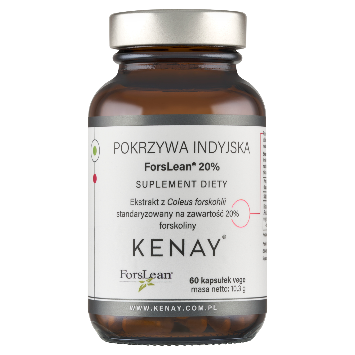 Pokrzywa indyjska Forslean – 60 kaps.