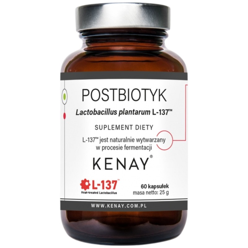POSTBIOTYK Lactobacillus plantarum L-137 – 60 kaps.