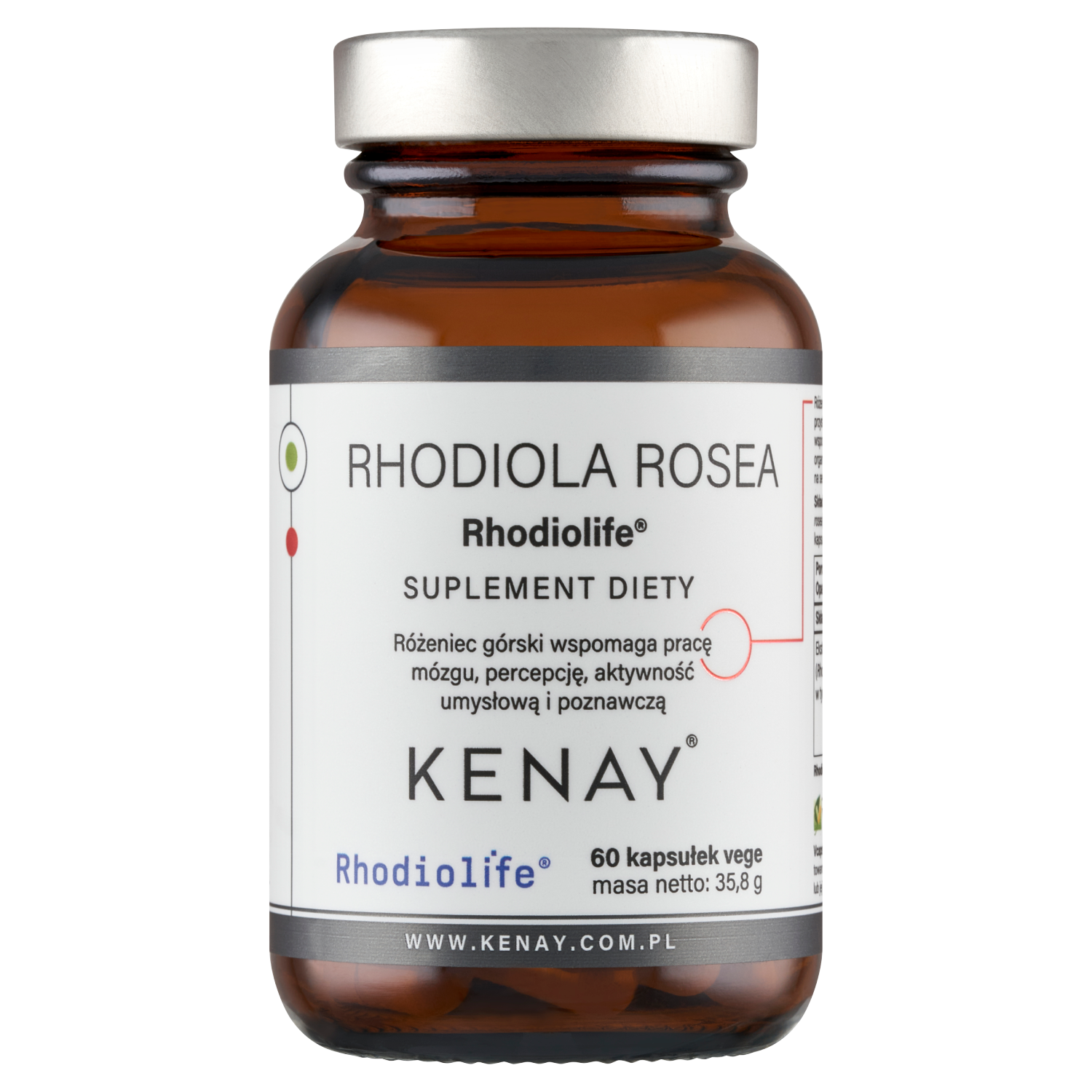 RÓŻENIEC GÓRSKI / RHODIOLA ROSEA Rhodiolife® – 60 kaps.