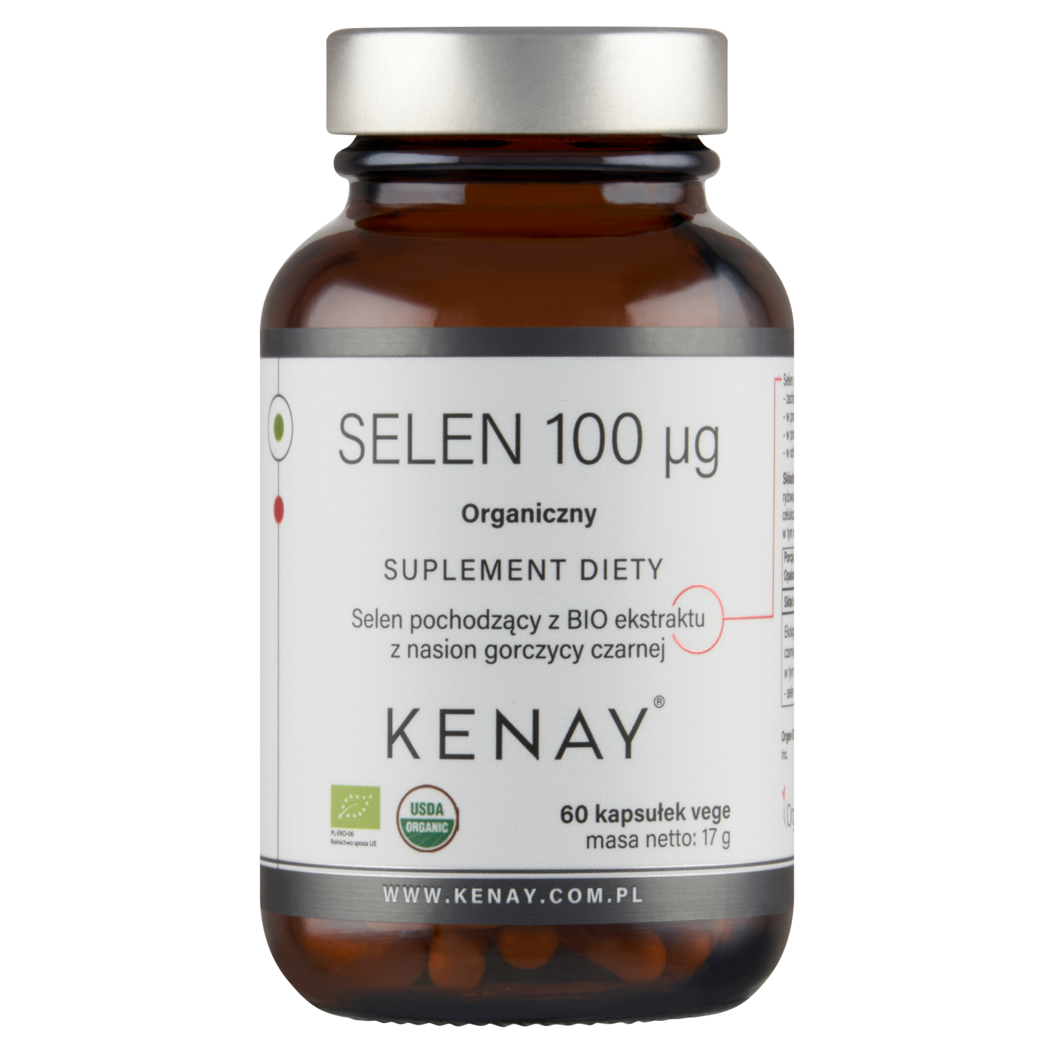 SELEN organiczny 100 mcg BIO – 60 kaps.
