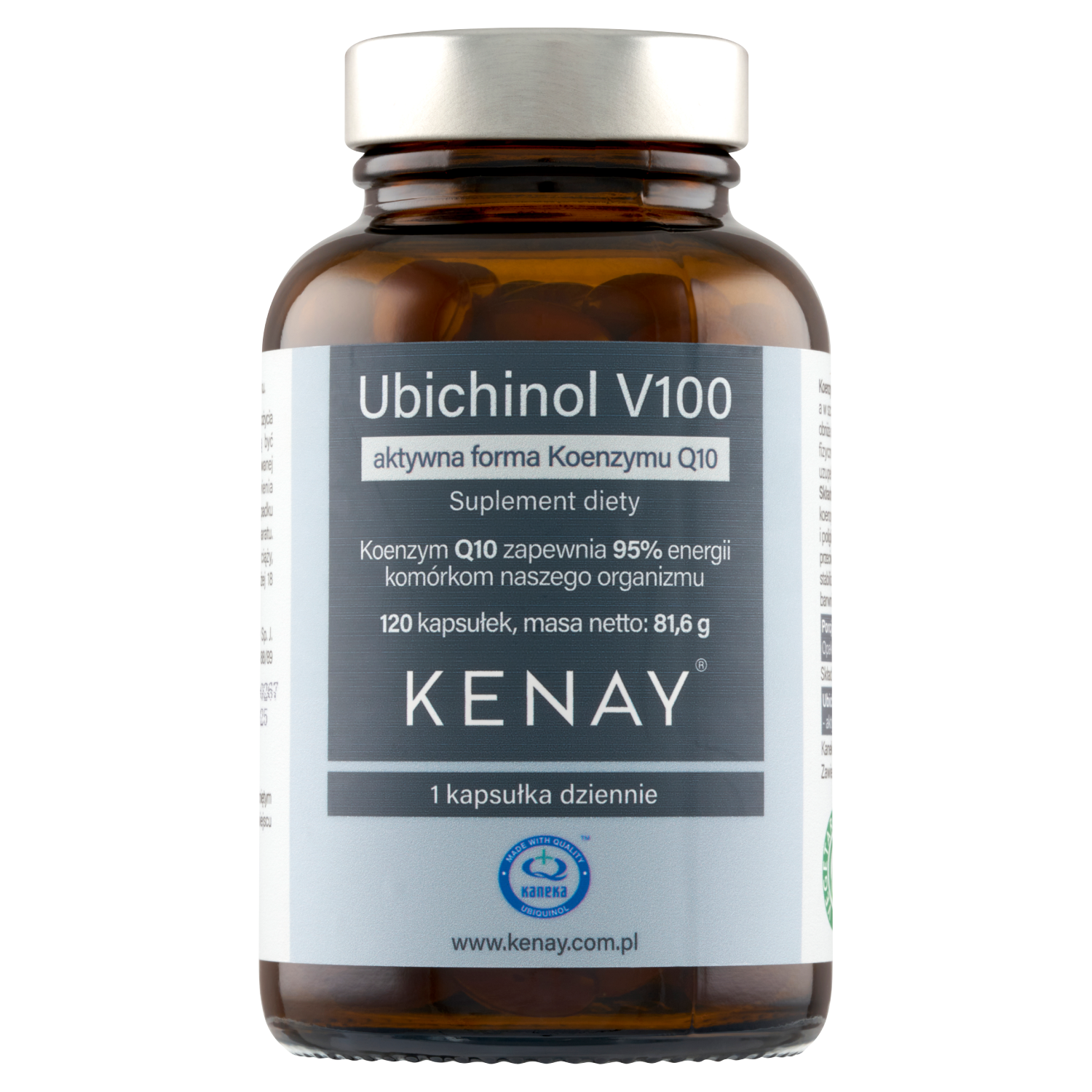 UBICHINOL V100 zredukowany Q10 (100 mg) – 120 kaps.