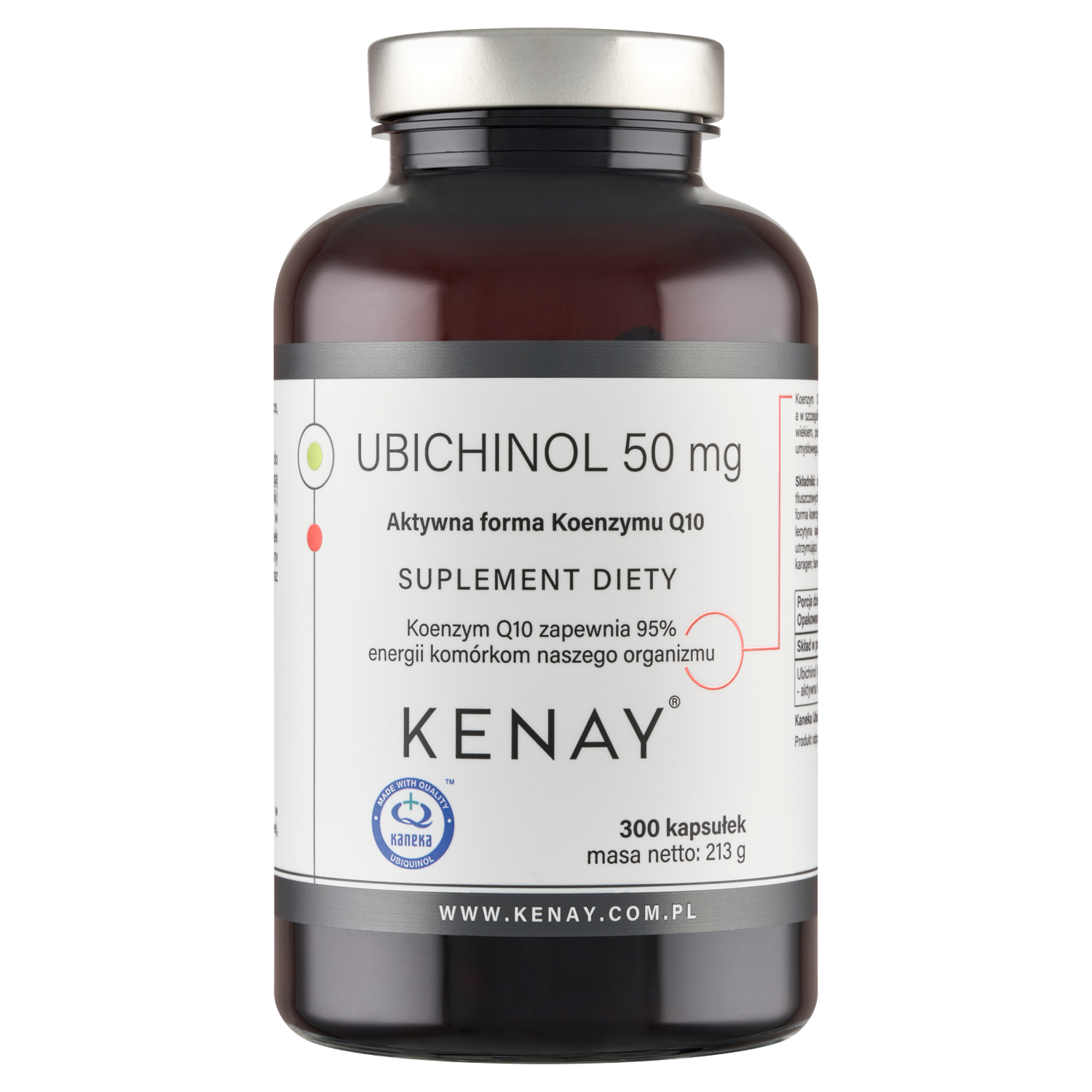UBICHINOL zredukowany Q10 (50 mg) – 300 kaps.