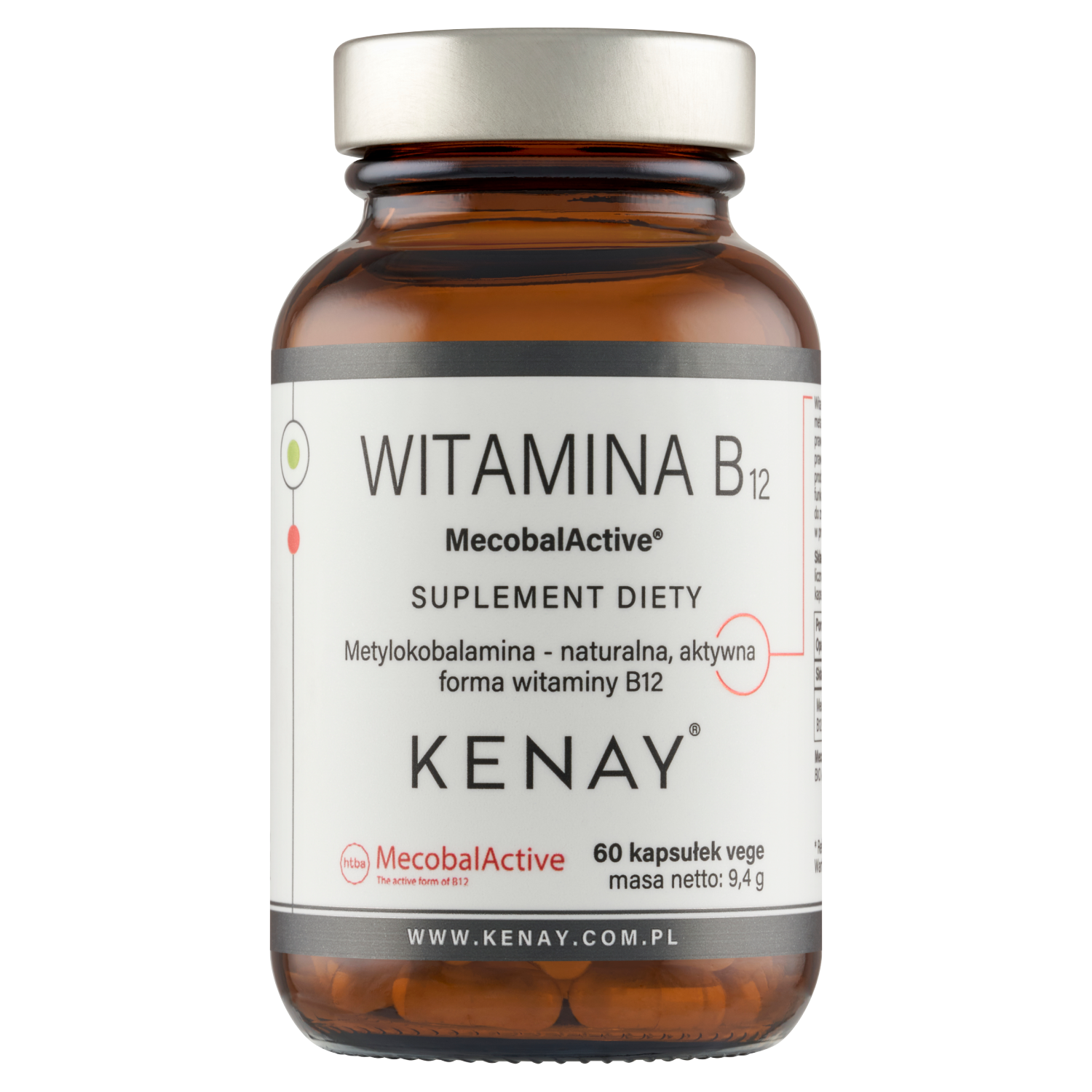 WITAMINA B12 (metylokobalamina) MecobalActive® – 60 kaps.