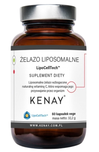 ŻELAZO LIPOSOMALNE LipoCellTech™ – 60 kaps