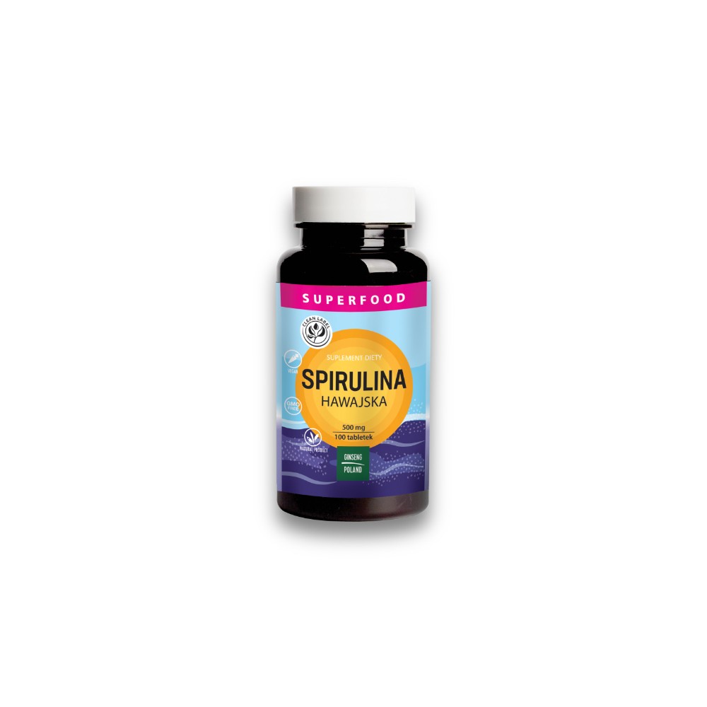 SPIRULINA HAWAJSKA  500 mg  (cena hurtowa: max rabat 25%) – 100 tabl.