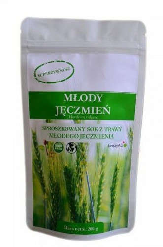 Trawa z młodego jęczmienia - sproszkowany sok – 200 g