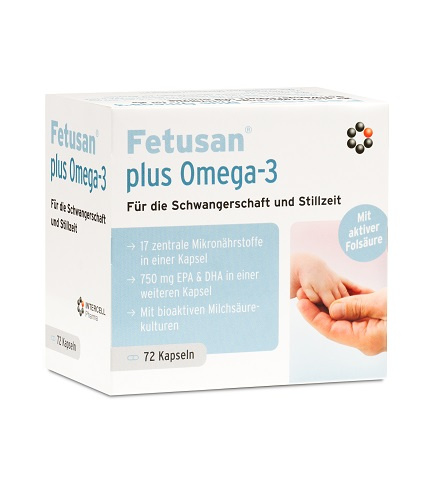 Fetusan plus Omega-3 - Intercell 72 kaps.