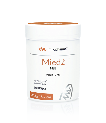 Miedź MSE Dr Enzmann 120 kaps.