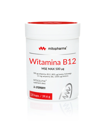 Witamina B12 MSE MAX 120 kaps.