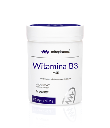 Witamina B3 MSE 50mg 180 kaps.