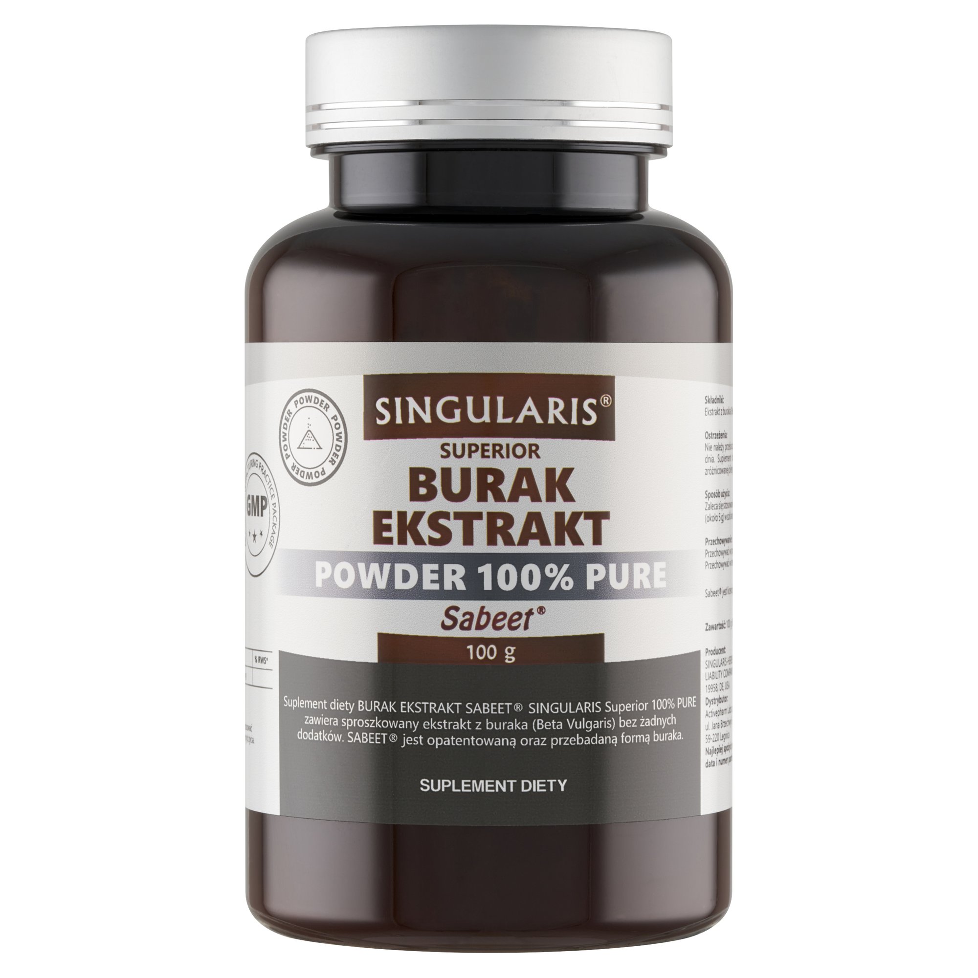 BURAK EKSTRAKT SABEET® POWDER 100% PURE SINGULARIS® SUPERIOR - 100g