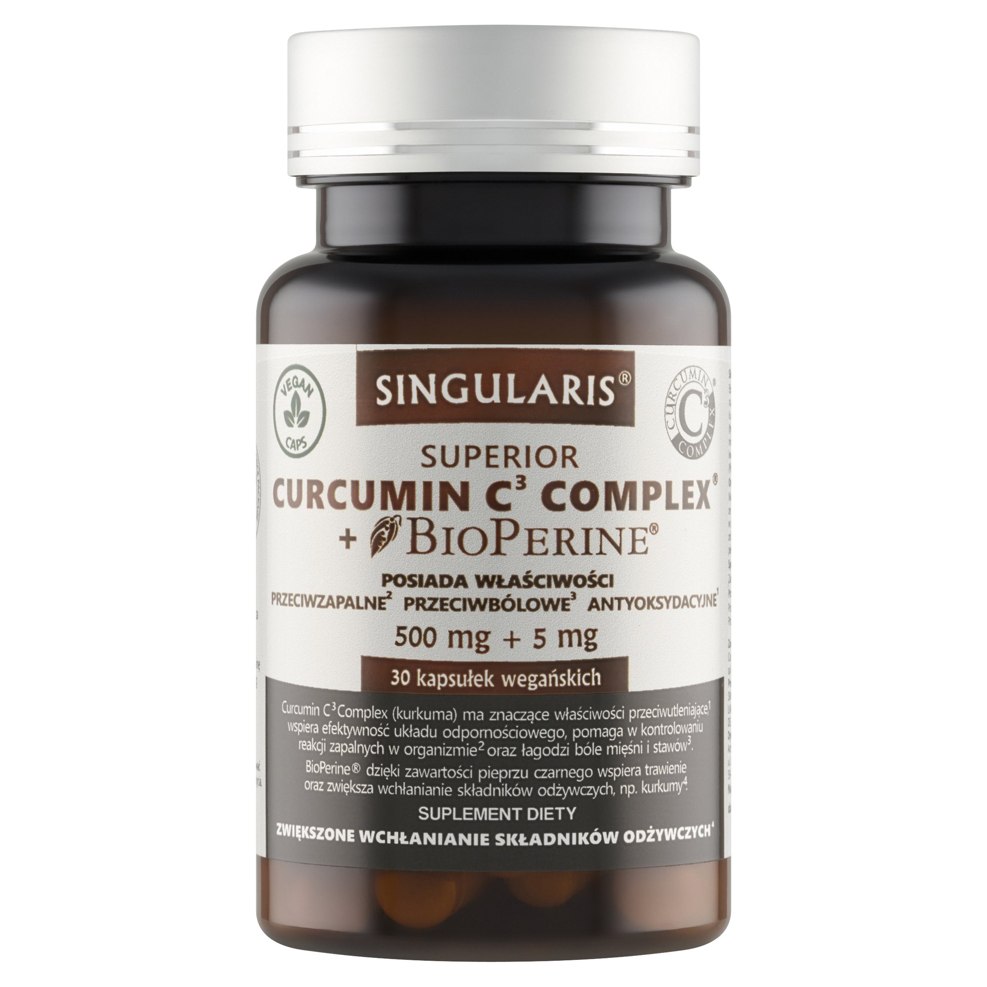 CURCUMIN C3 COMPLEX® + BIOPERINE® (Kurkuma) 30 kaps