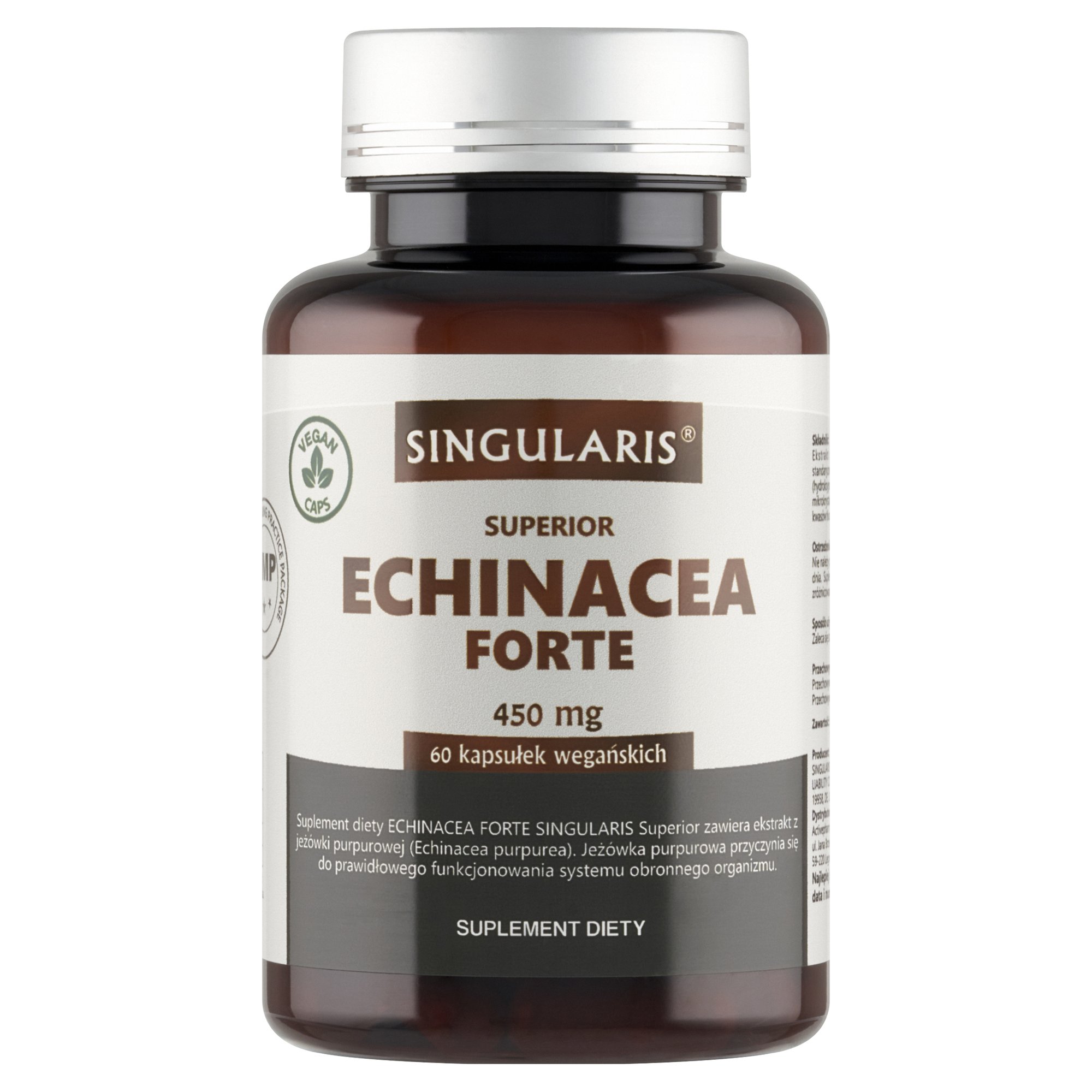 ECHINACEA FORTE 450mg SINGULARIS® SUPERIOR 60 kapsułek wegańskich