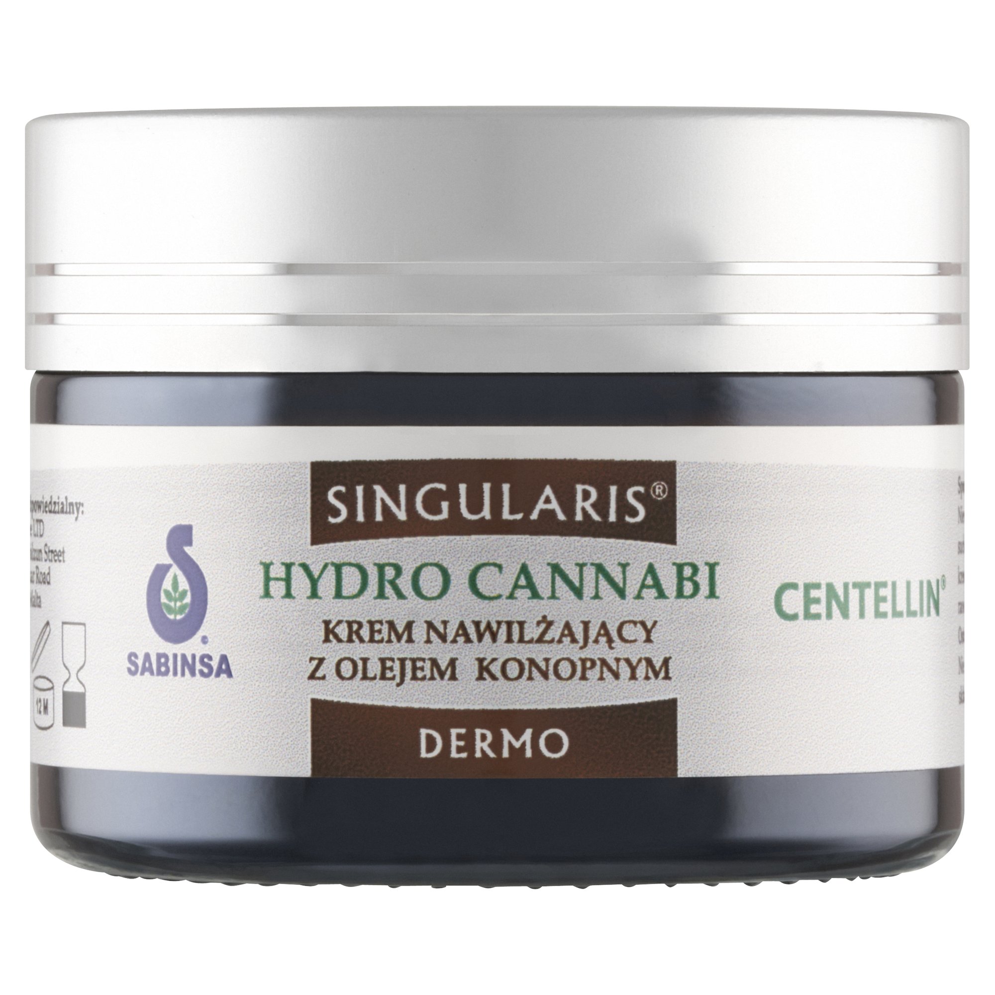 KREM NAWILŻAJĄCY Z OLEJEM KONOPNYM HYDRO CANNABI SINGULARIS® DERMO 50ML
