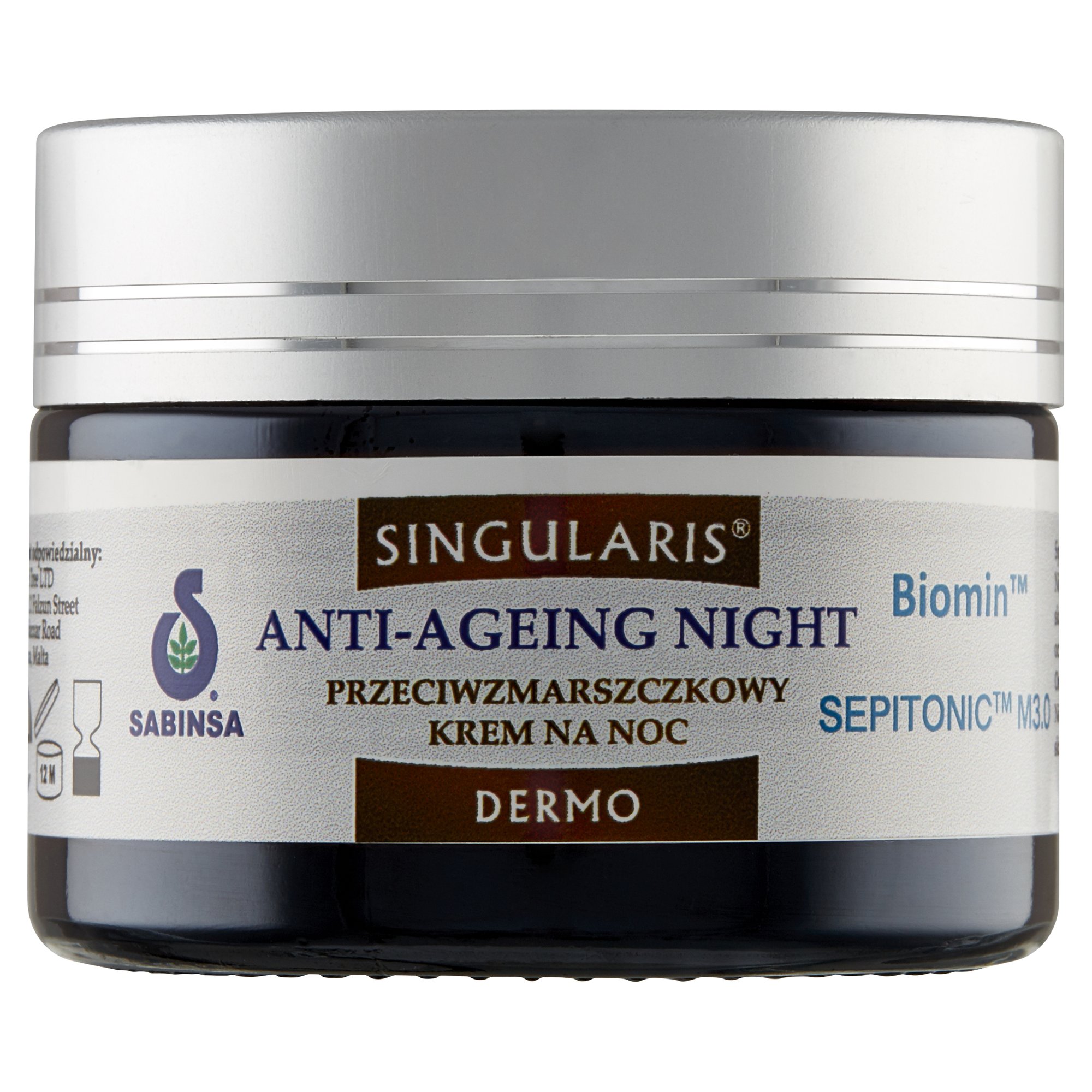KREM PRZECIWZMARSZCZKOWY NA NOC ANTI-AGEING NIGHT SINGULARIS® DERMO 50ML