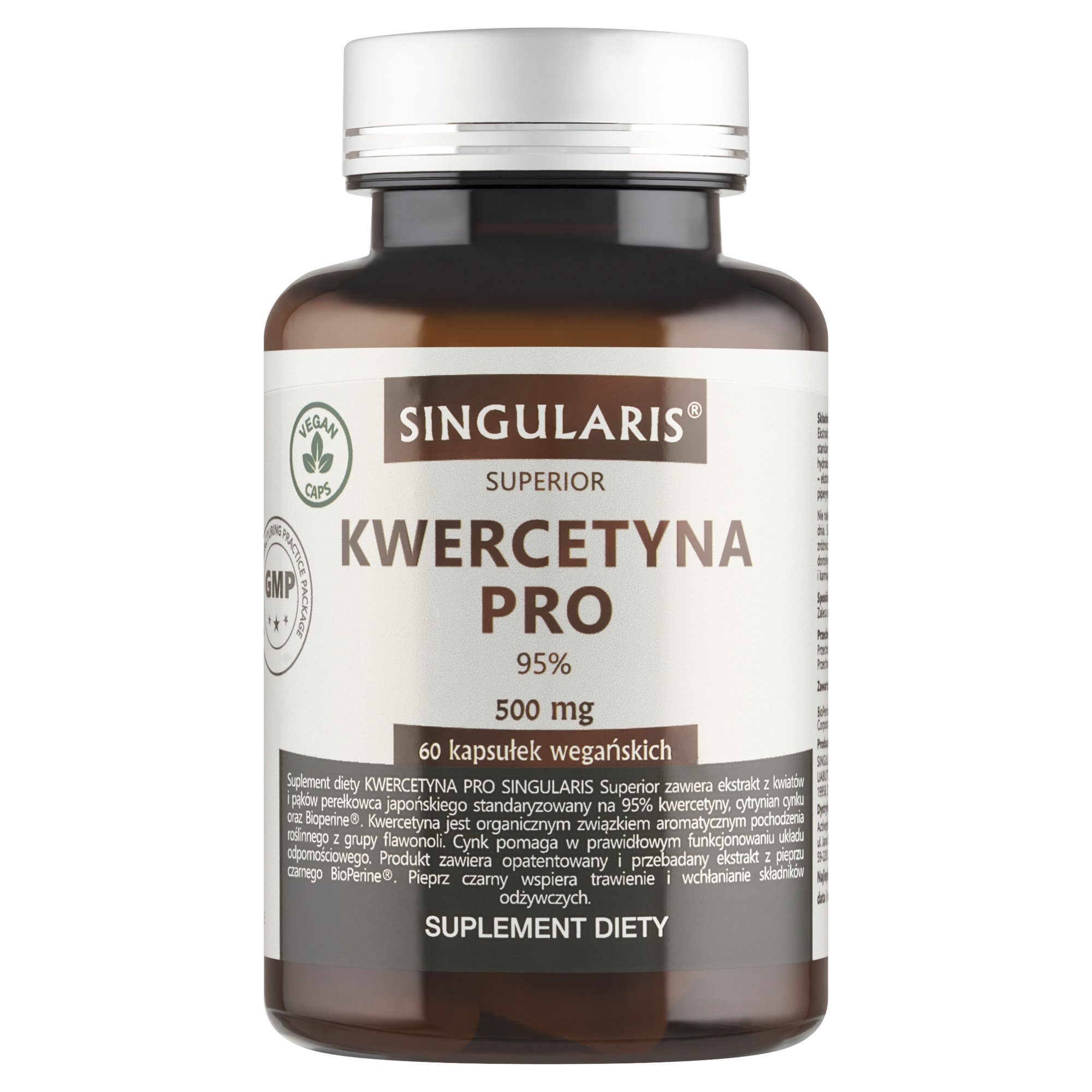 Kwercytyna Pro 500 mg 60 kaps. Singularis Superior