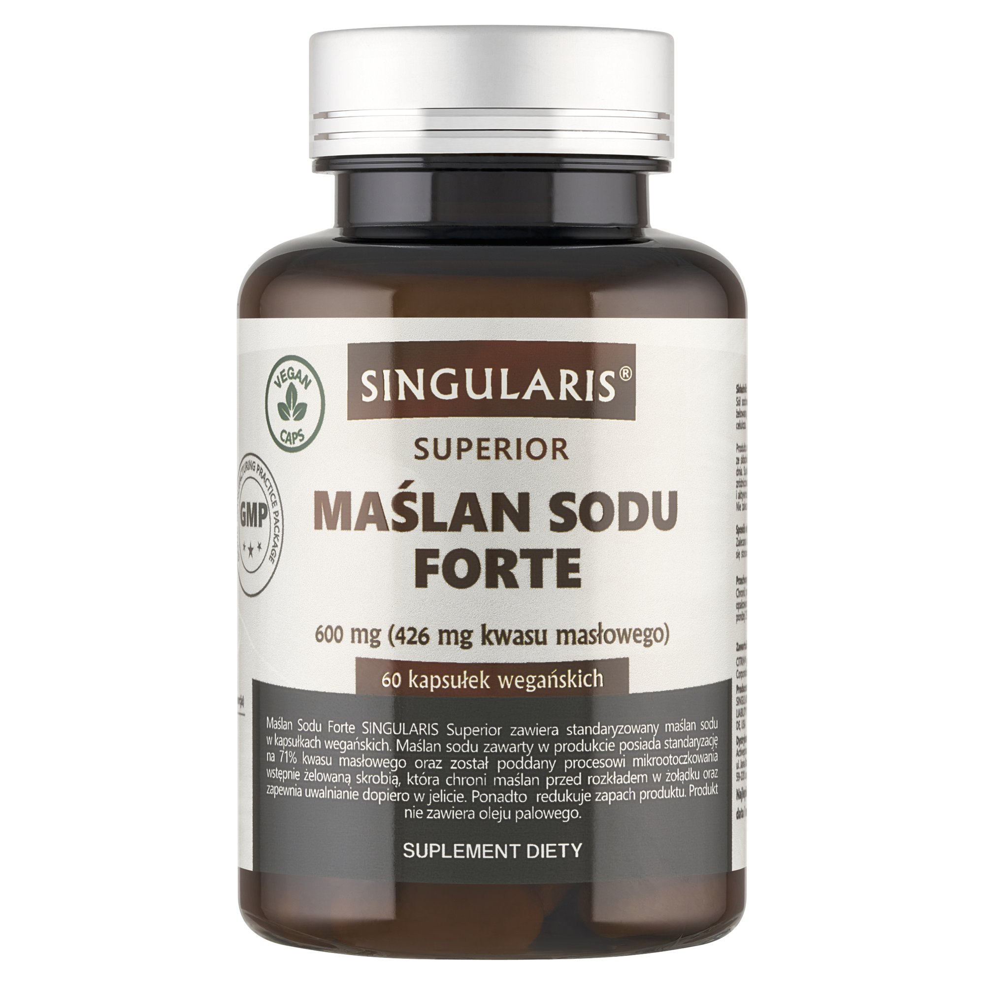 Maślan Sodu Forte 60 kaps Singularis Superior