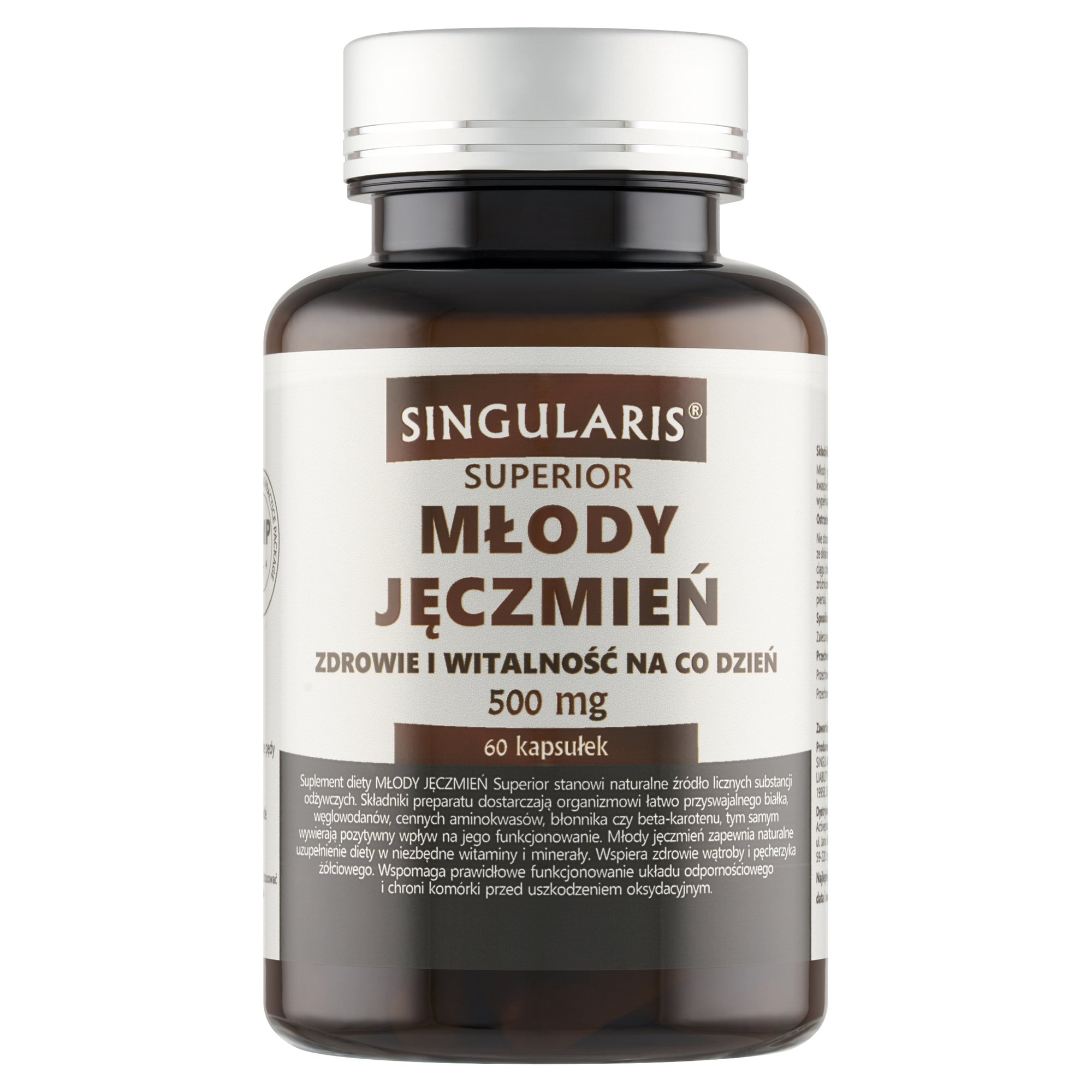 MŁODY JĘCZMIEŃ 500mg SUPERIOR 60 kaps