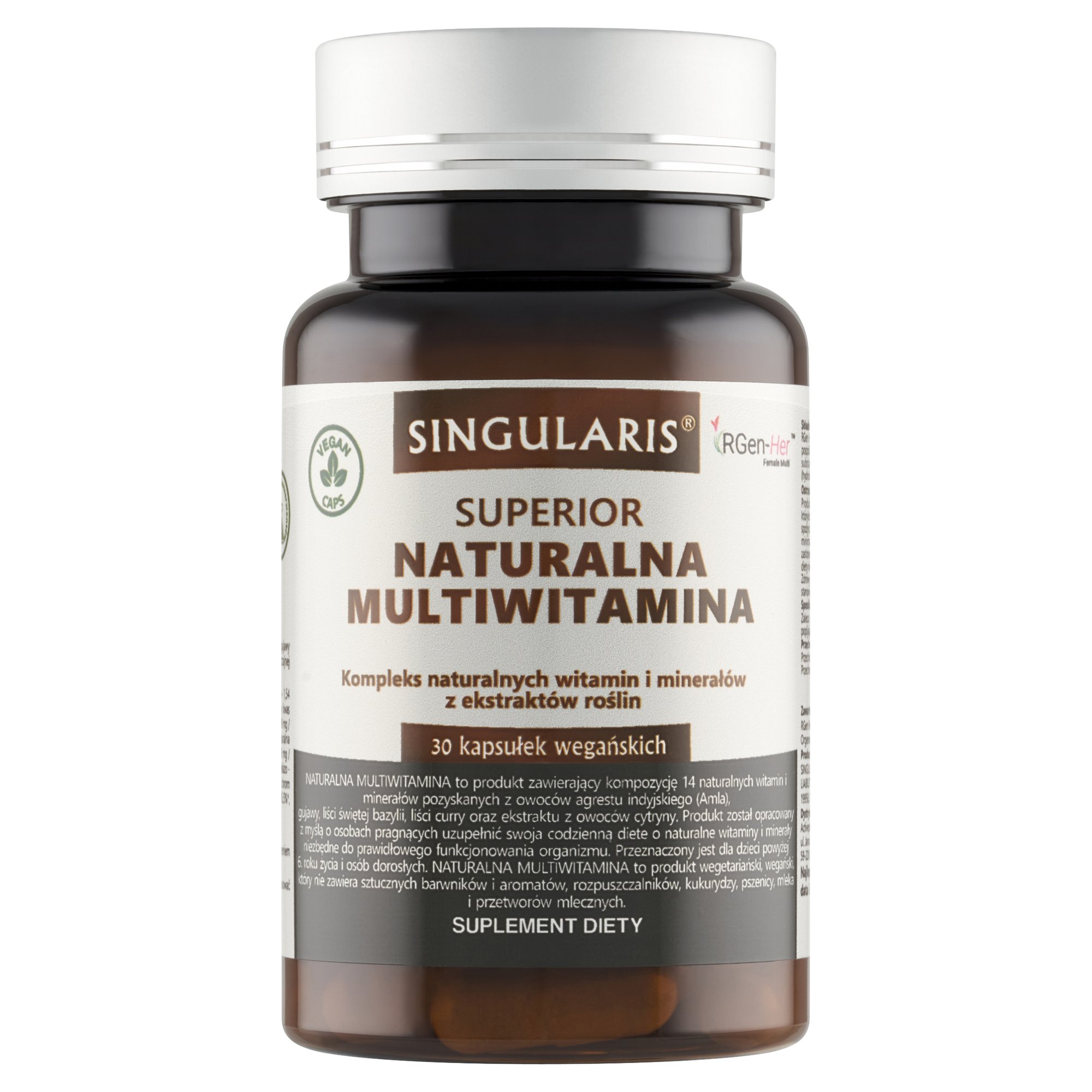 NATURALNA MULTIWITAMINA SUPERIOR 30 kaps