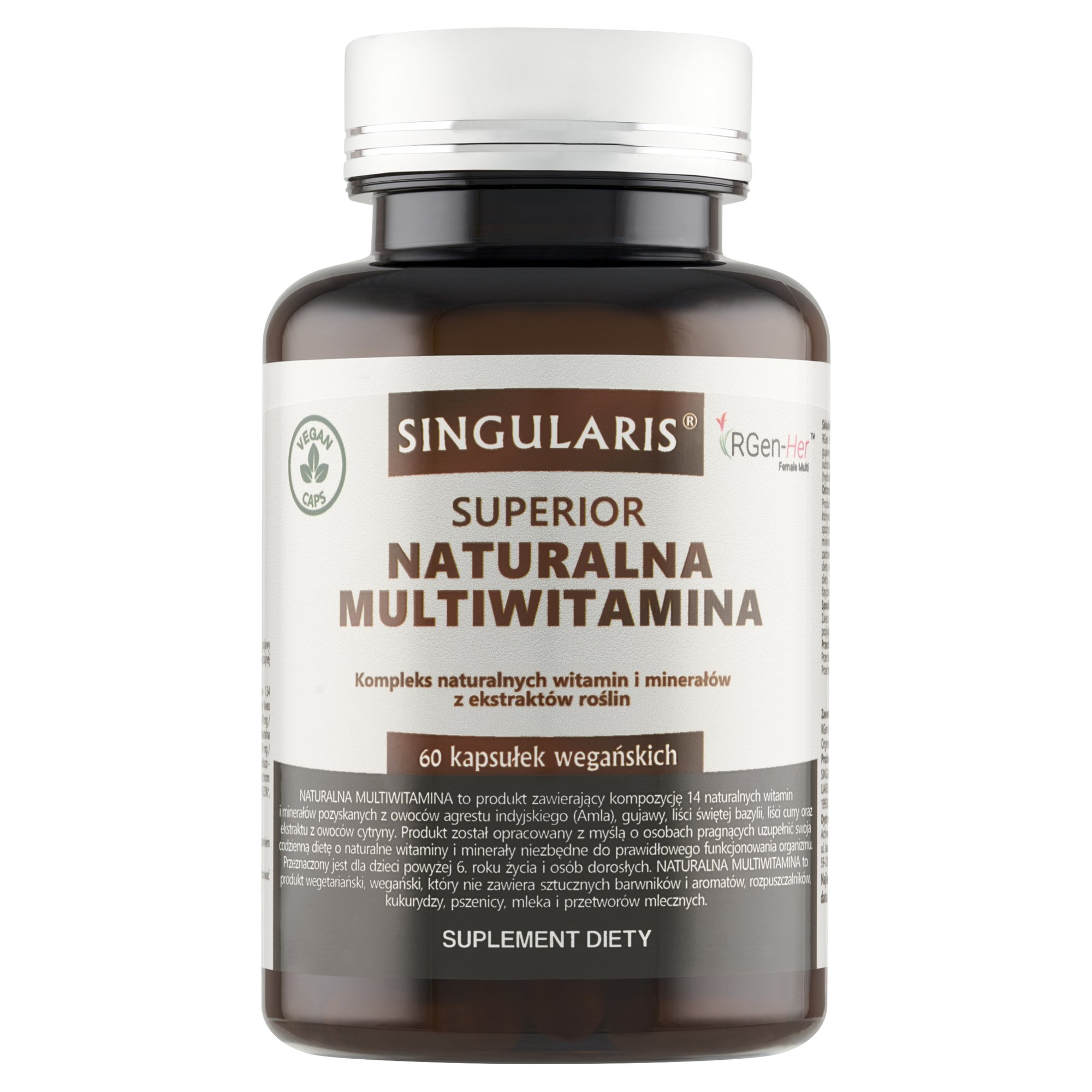 NATURALNA MULTIWITAMINA SUPERIOR 60 kaps