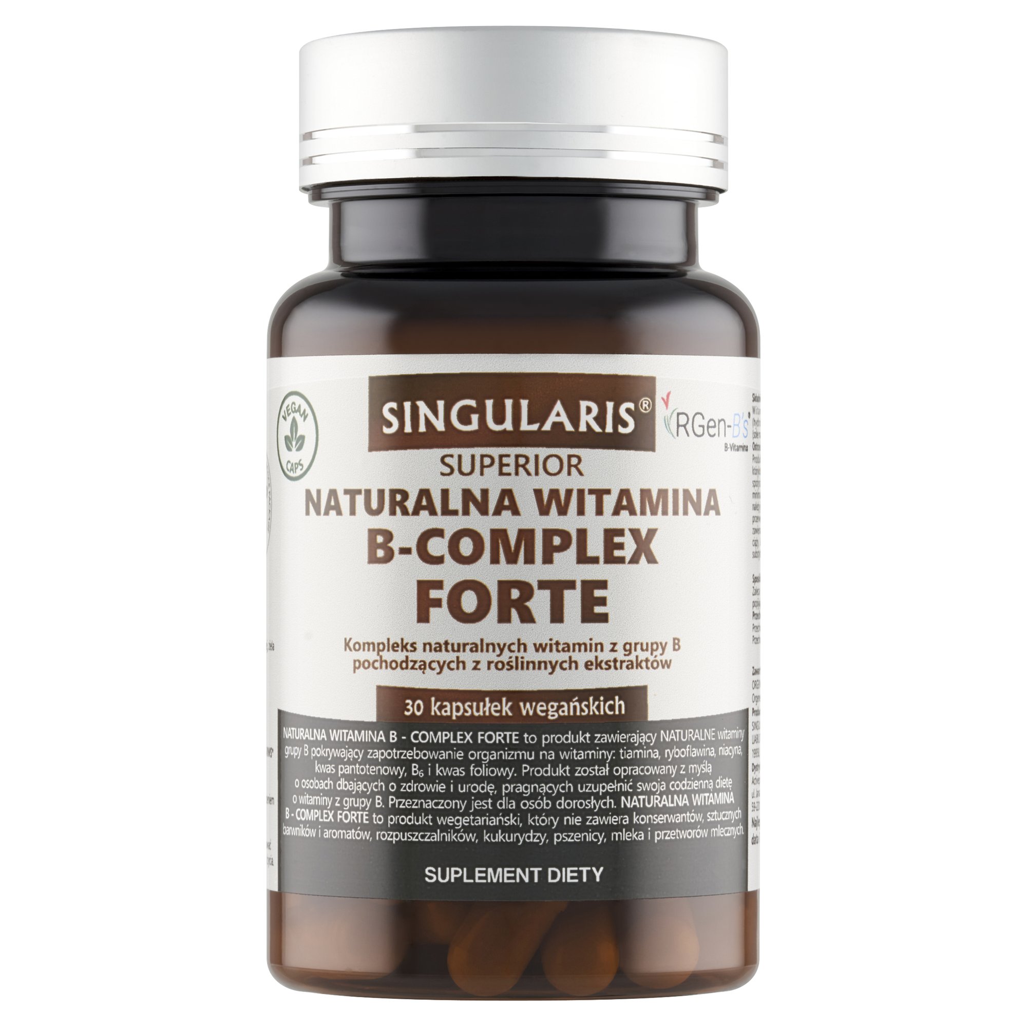 NATURALNA WITAMINA B-COMPLEX FORTE 30 SZT