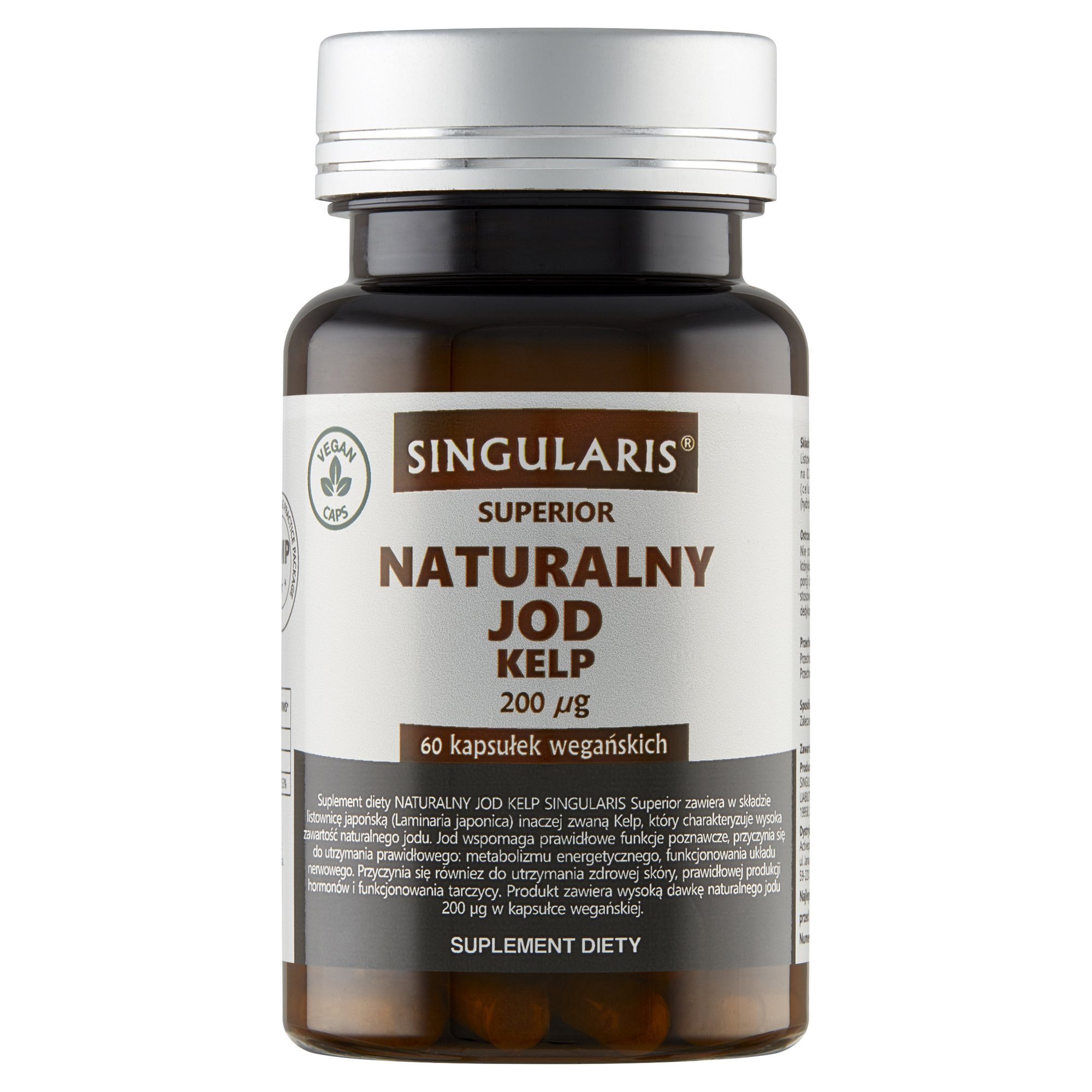 Naturalny Jod Kelp Singularis Superior 60 kaps