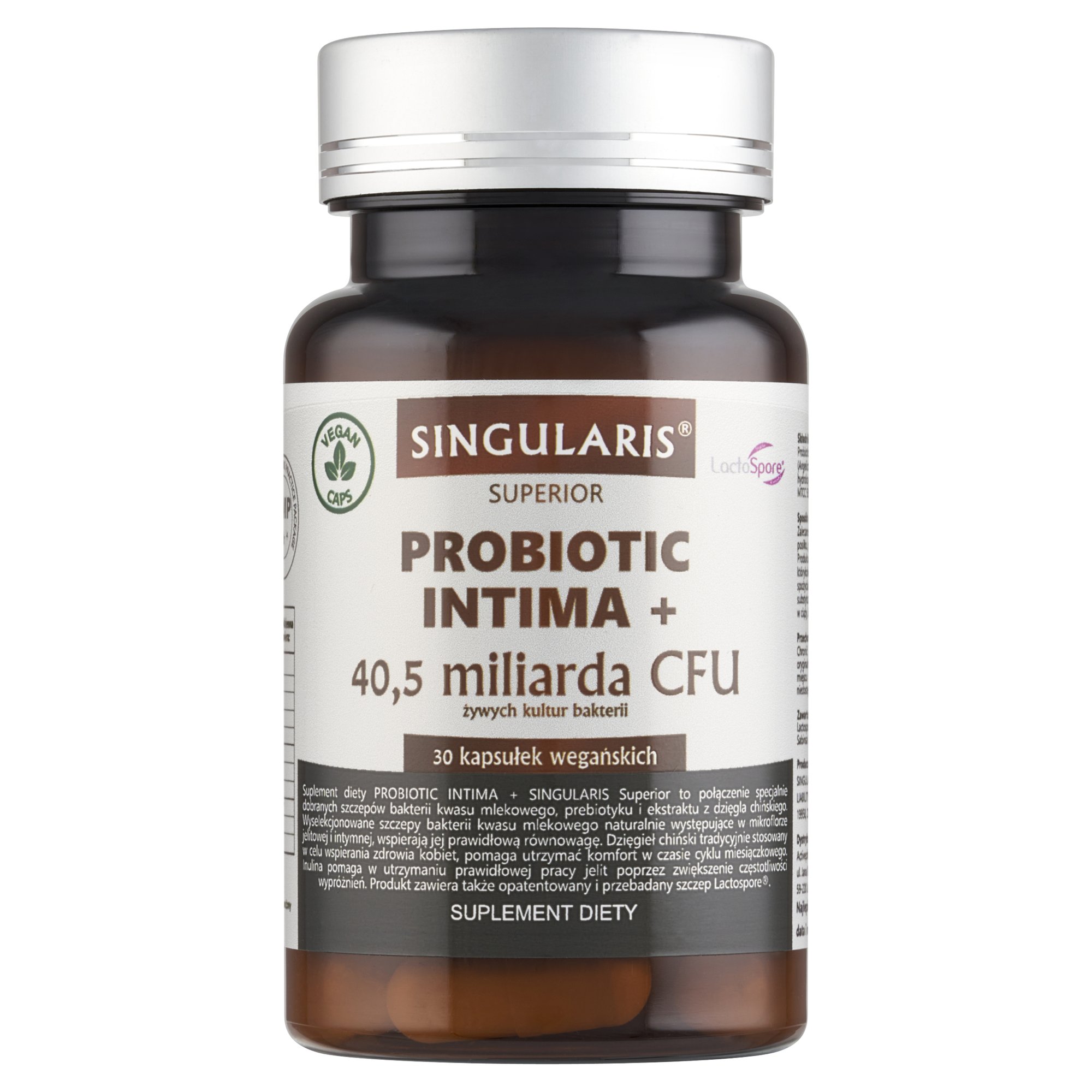 Probiotic Intima + 40,5 miliarda CFU 30 kaps Singularis Superior