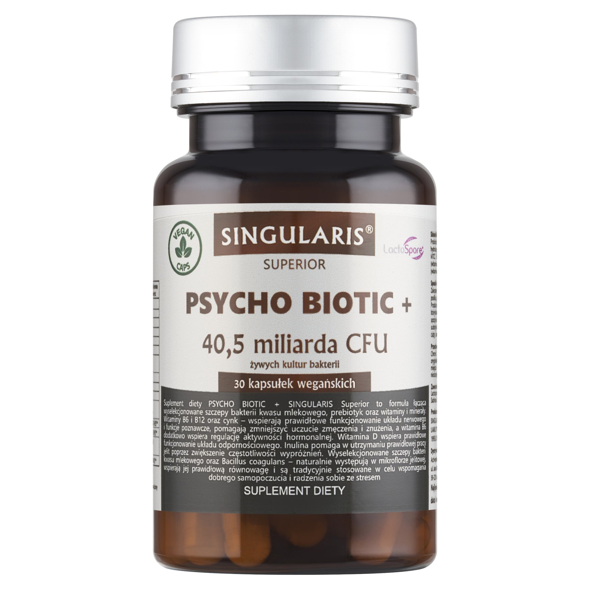 Psycho Biotic + 40,5 miliarda CFU 30 kaps Singularis Superior