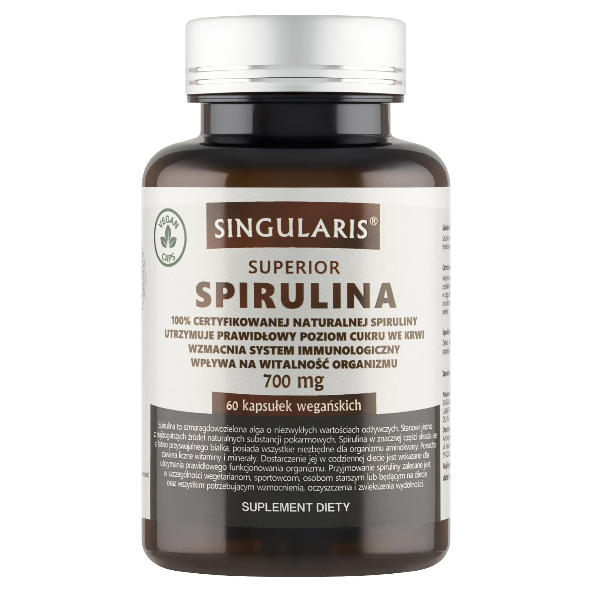 SPIRULINA SUPERIOR 700 mg 60 kaps