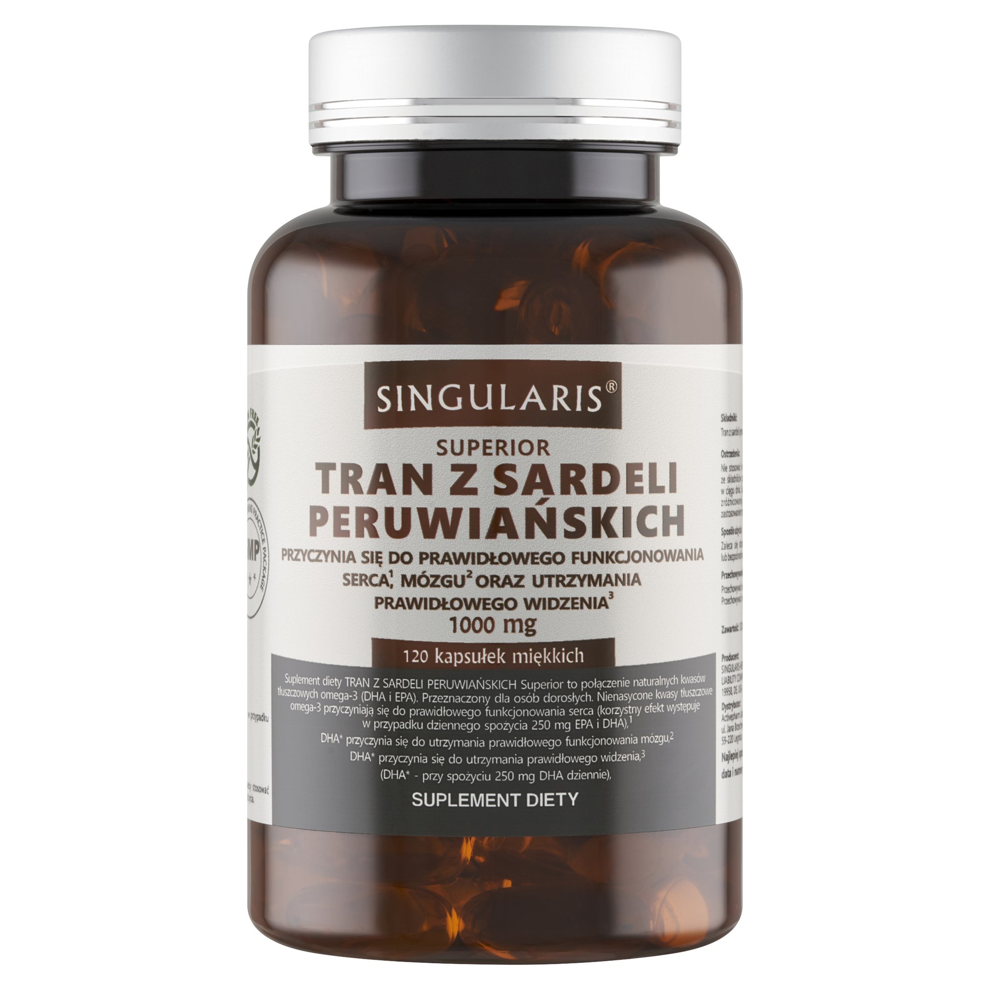 TRAN Z SARDELI PERUWIAŃSKICH SUPERIOR 120 kaps