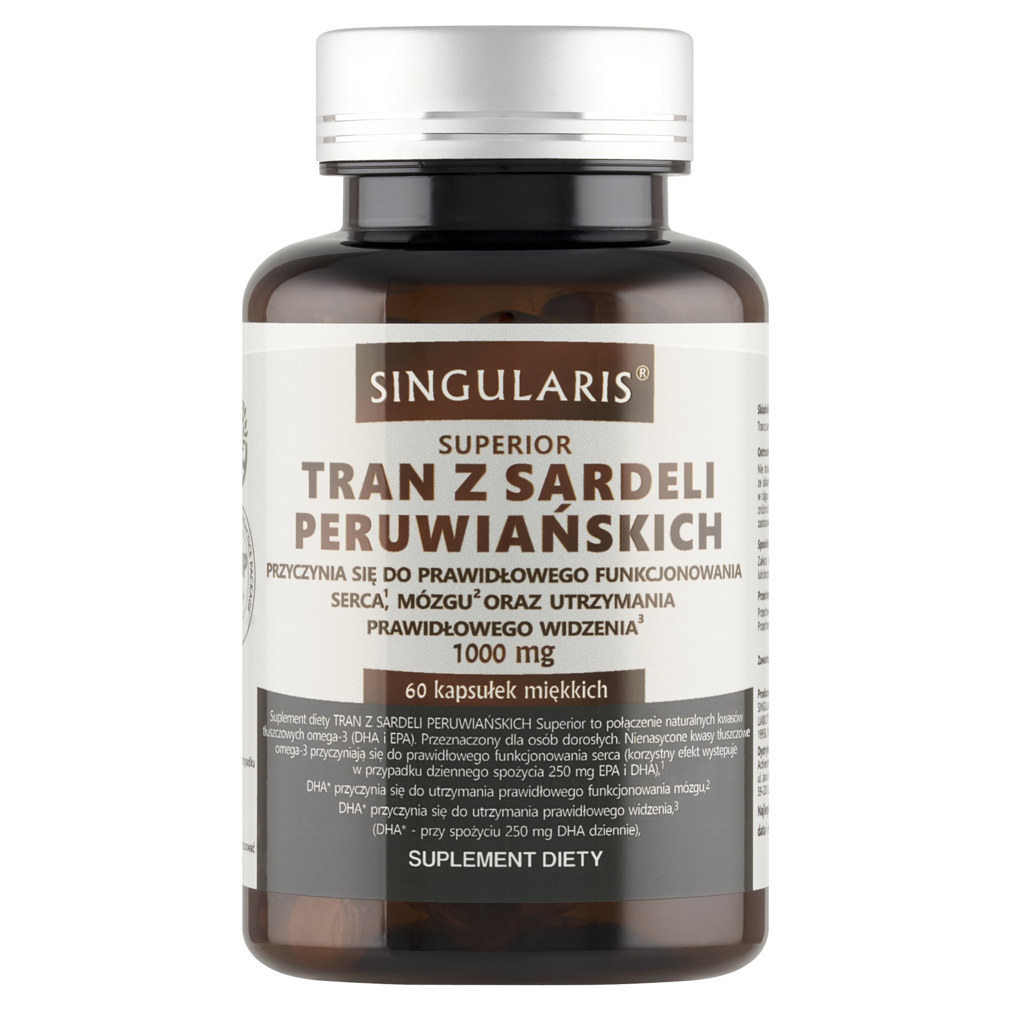 TRAN Z SARDELI PERUWIAŃSKICH SUPERIOR 60 kaps