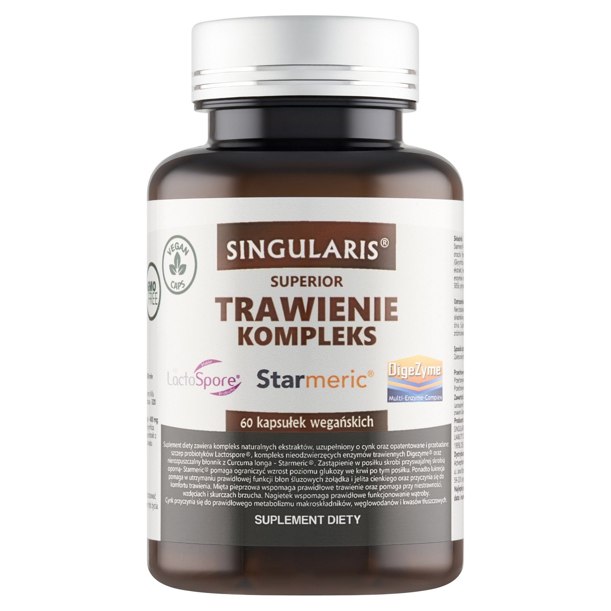 TRAWIENIE KOMPLEKS SINGULARIS® 60 kapsułek wegańskich