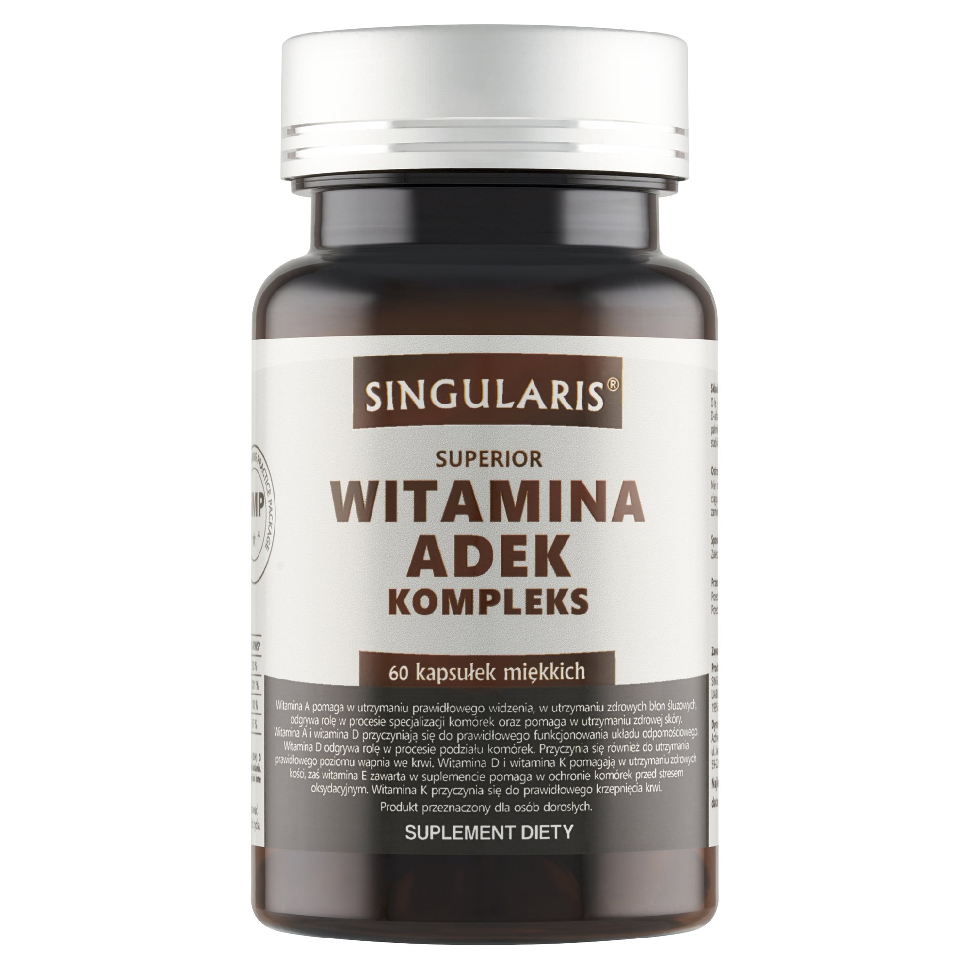 WITAMINA ADEK KOMPLEKS SINGULARIS® SUPERIOR - 60 kapsułek miękkich