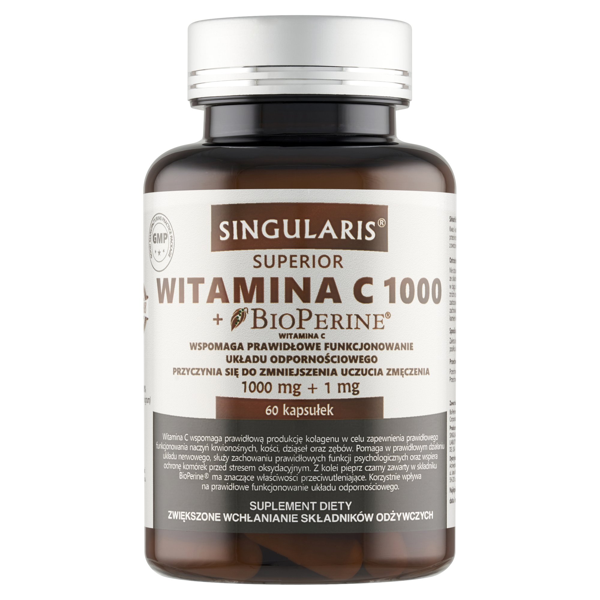 WITAMINA C 1000 + BIOPERINE® SUPERIOR 60 kaps