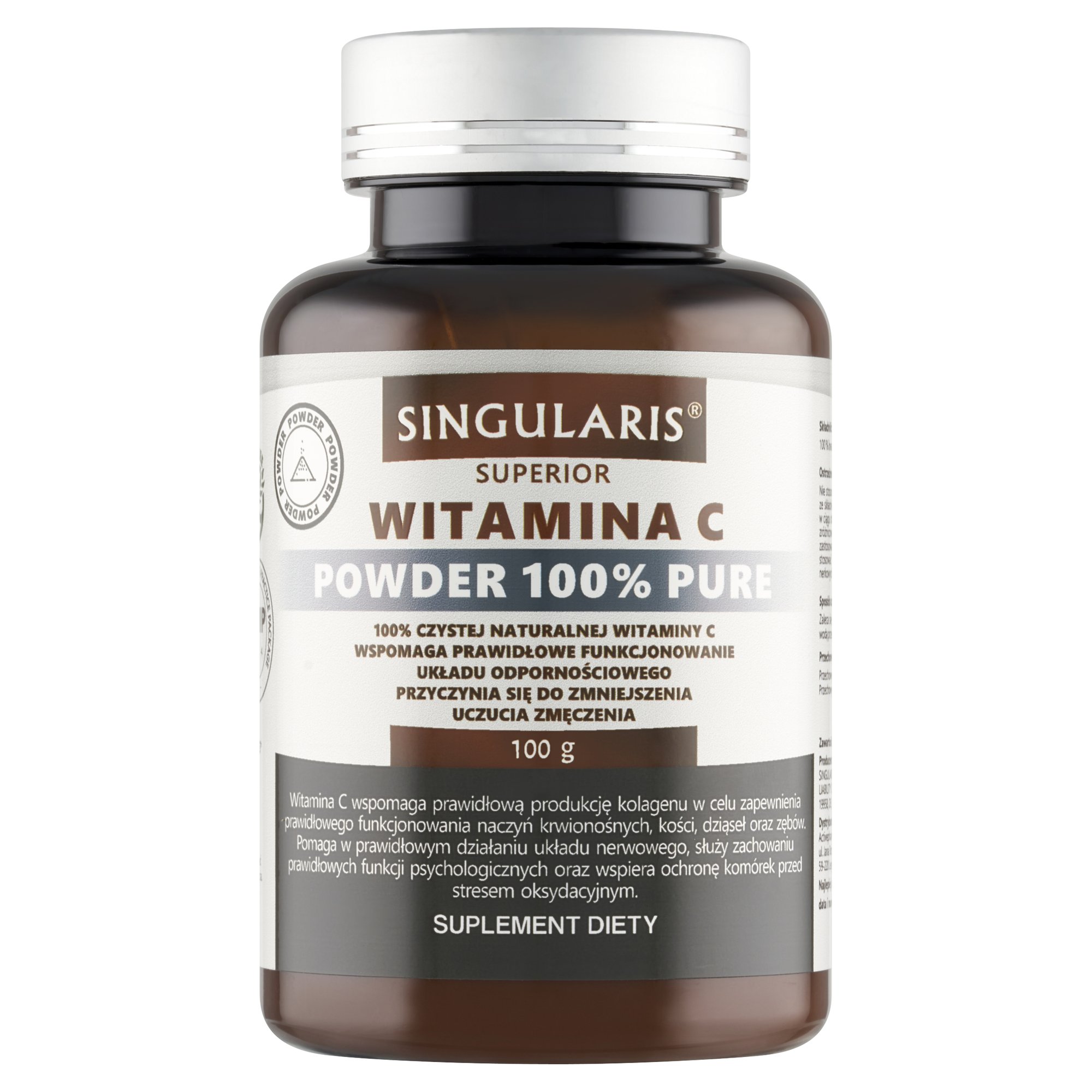 WITAMINA C POWDER 100% PURE 100g SINGULARIS SUPERIOR